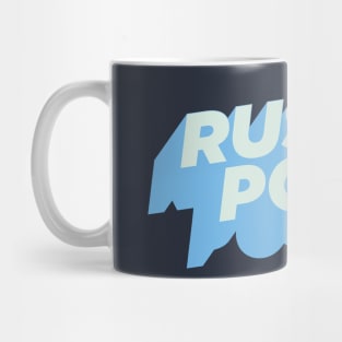 Rustic Posh blue Mug